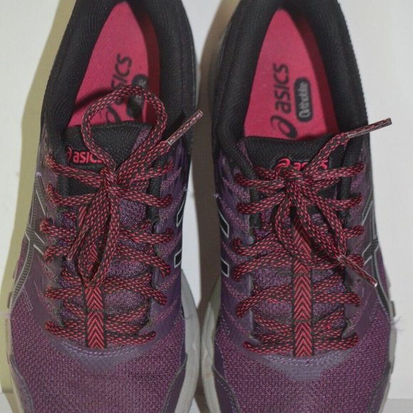 Asics Gel Sonoma 3 Running Shoes Womens Size 9 Sneakers T774N Black/Grey/Purple - Picture 4 of 8